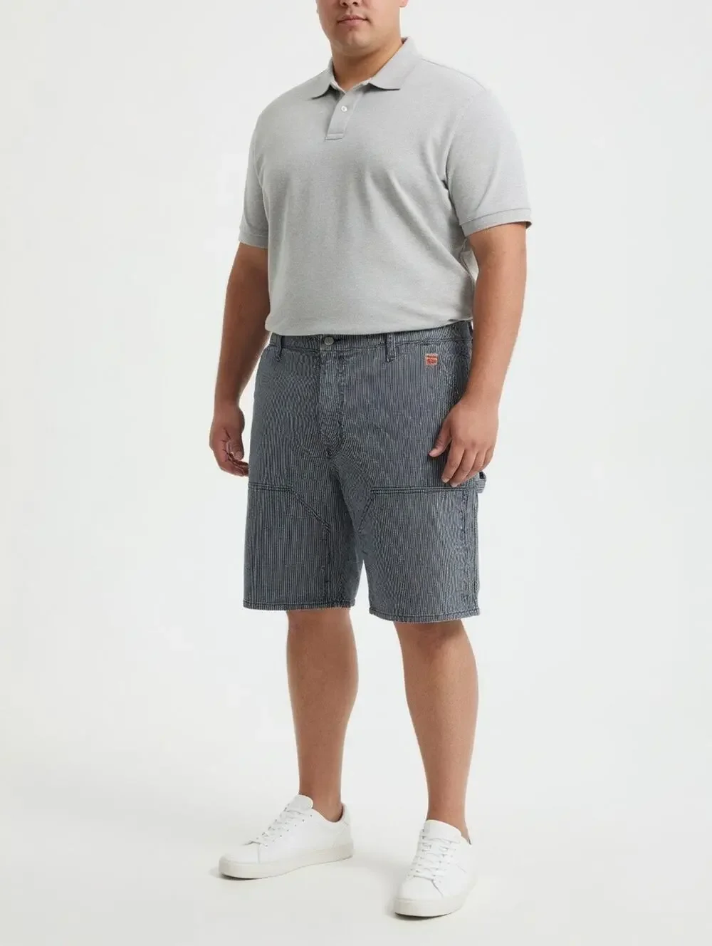 Levi Strauss Signature Striped Carpenter Shorts